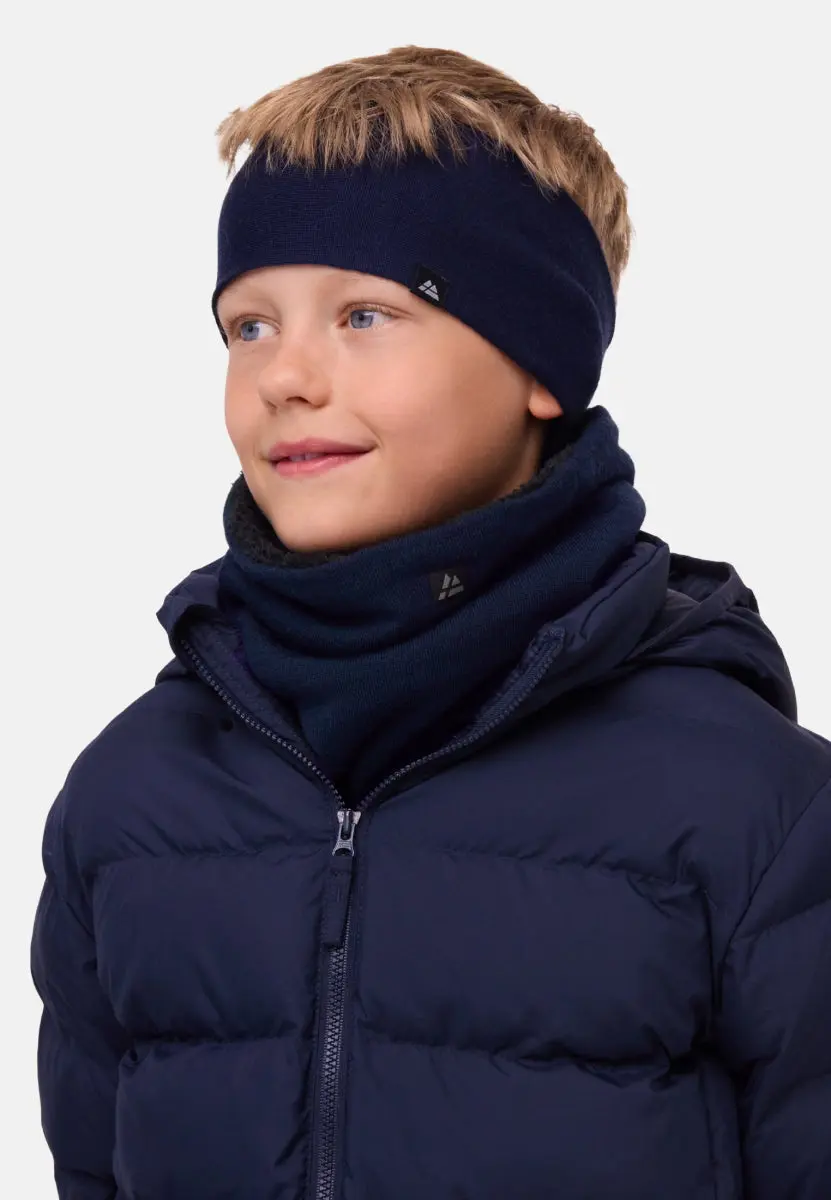 MERINOULD HALSEDISSE MED FLEECEFOR TIL BØRN - Image 7